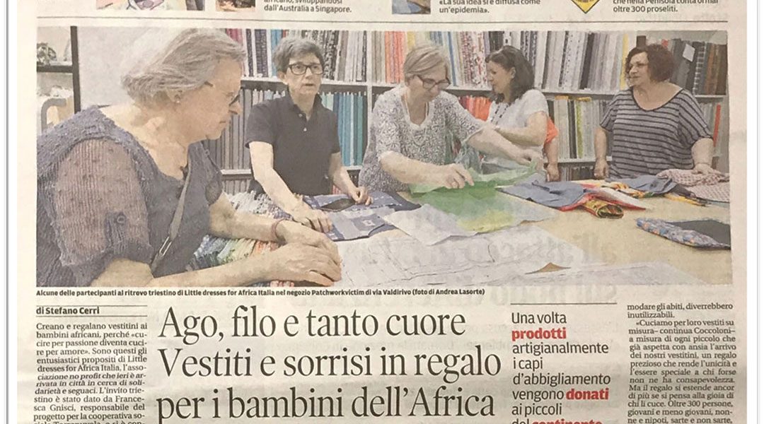 Patchworkvictim ospita Little Dresses for Africa