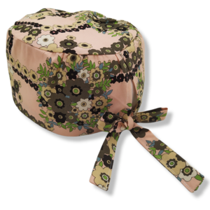 Cuffietta lacci - Fiori Ghastlies su rosa