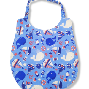 Bavaglino elastico - Balene e barche