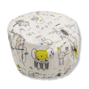 Cuffietta elastico Animali strumenti