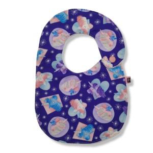 Bavaglino - Unicorni muso su viola