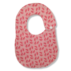 Bavaglino - Piedini fucsia