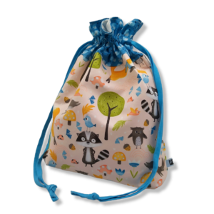 Sacchetto - Animali bosco su pesca