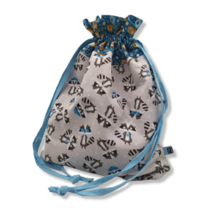 Sacchetto - Procioni su grigio