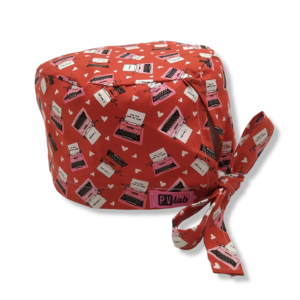 Cuffietta lacci - Macchine da scrivere su rosso