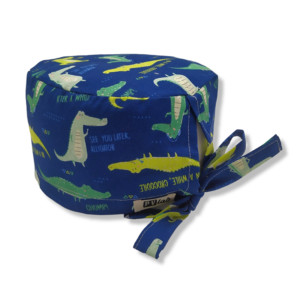 Cuffietta lacci - Coccodrilli blu