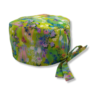 Cuffietta lacci - Green flowers