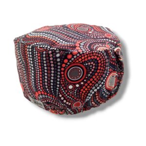 Cuffietta elastico -  Effervescence rosso nero