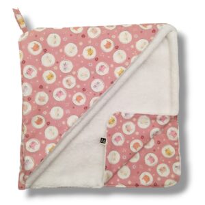 Accappatoio - Gatti su rosa