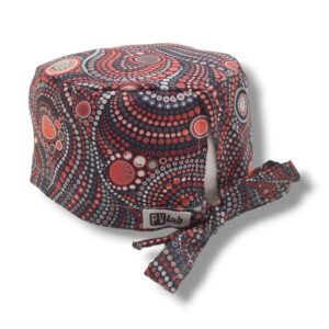 Cuffietta lacci - Effervescence rosso nero