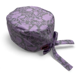 Cuffietta lacci - Fiori lilla