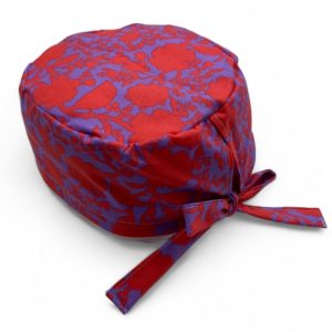 Cuffietta lacci - Fiori rosa e lilla