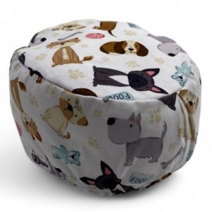 Cuffietta elastico -  Cani sfondo bianco