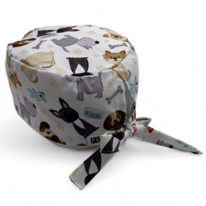 Cuffietta lacci - Cani sfondo bianco